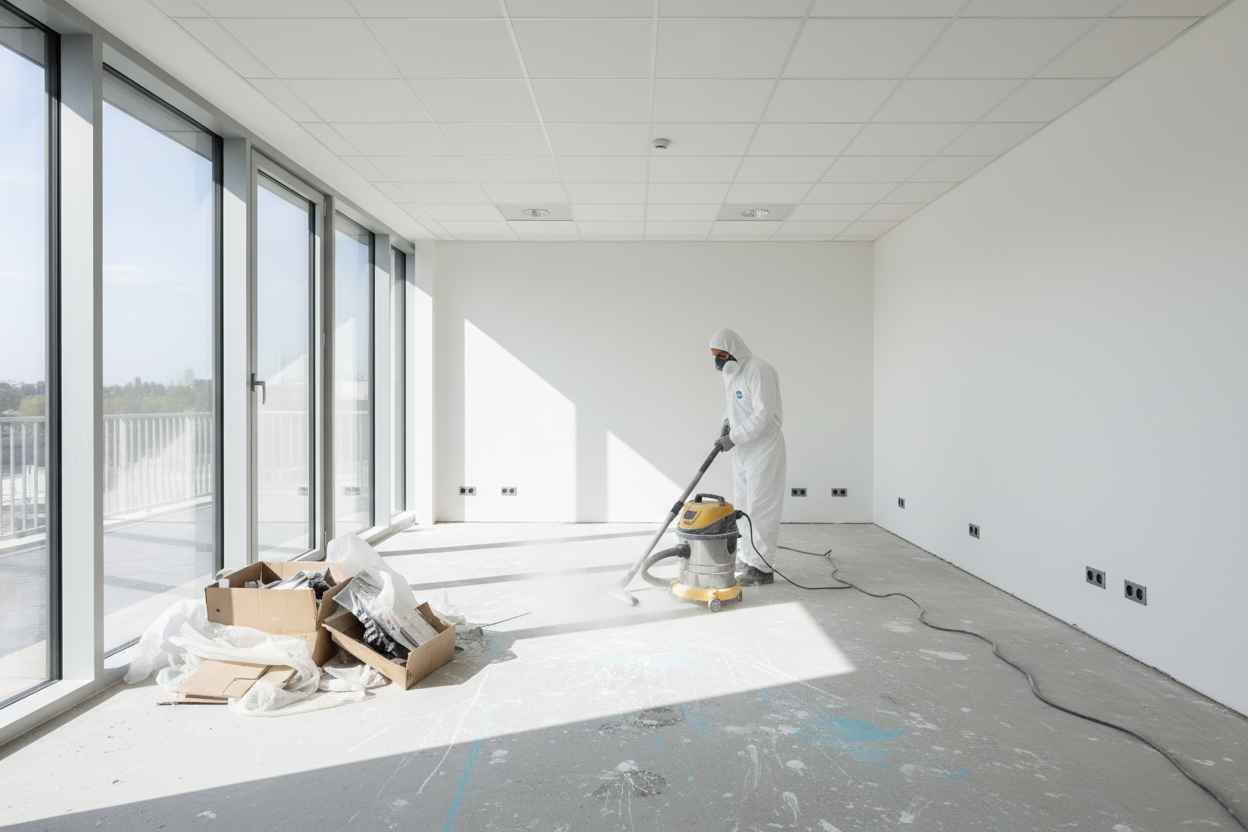 Nettoyage de fin de chantier pour professionnels à Versailles